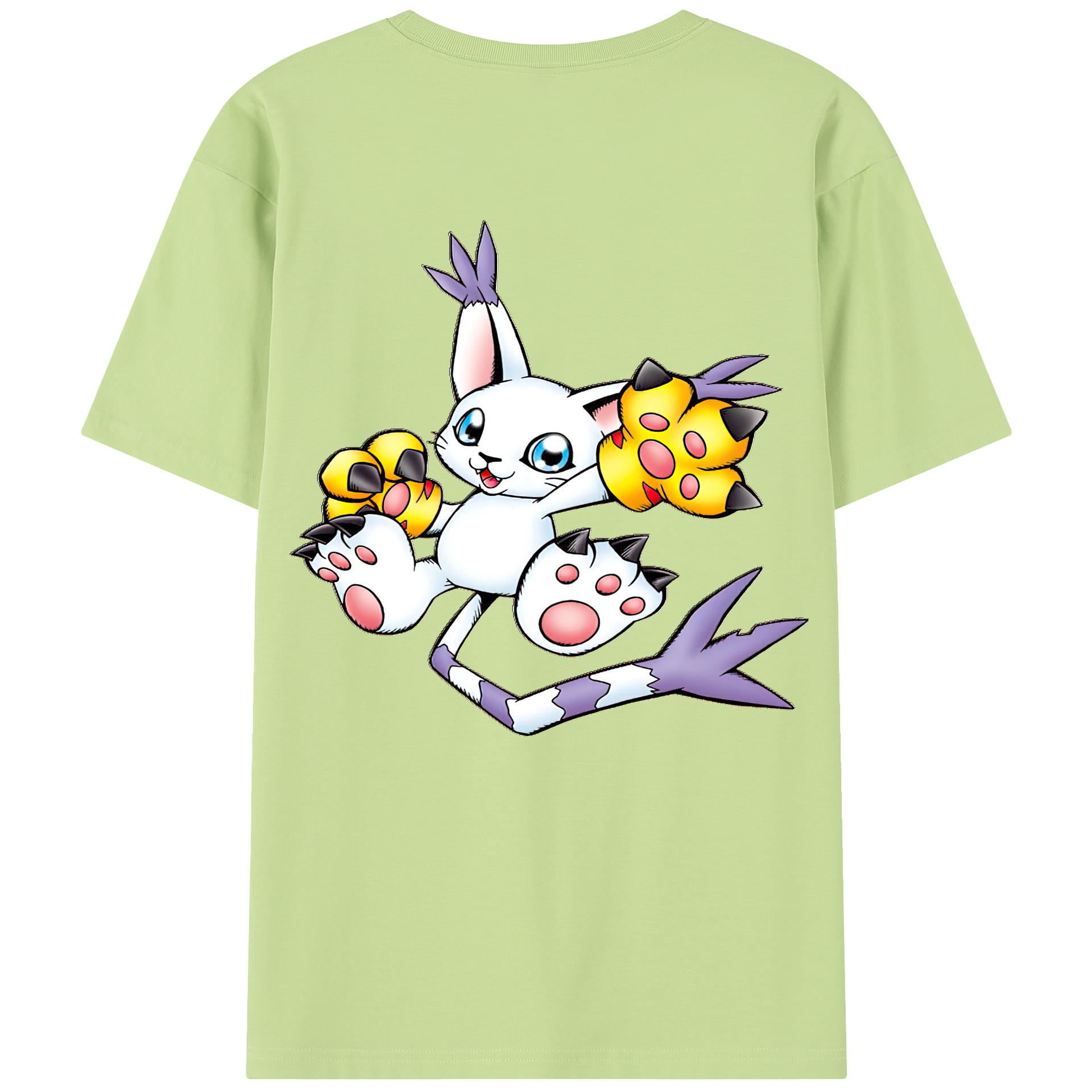 （画像用） Digimon デジタルモンスター/デジモン 綿100％半袖Tシャツ（背面プリント）